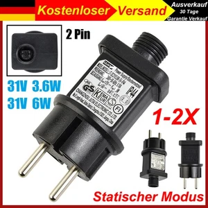 LED Lichterketten Netzteil Adapter Transformator Treiber IP44 31V Max 3.6W /6W - Bild 1 von 22