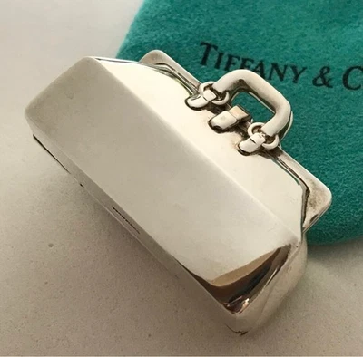 Tiffany & Co. Bolso Doctor / Boston Bag Sterling Silver 925 Pill Case Raro... - Imagen 1 de 3