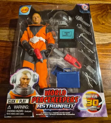 Click N Play 12" Astronaut Action Figure Space Exploration Playset W/Accessories - Image 1 of 2