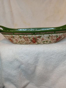Temptations Alte Welt Weihnachtsstern 12" Oval Backform Servierschale - Bild 1 von 8