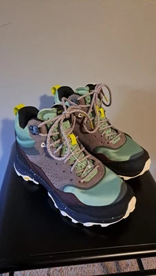 Botas de Senderismo Merrell Speed Solo Mid para Mujer Talla 7 Impermeables Gamuza Jade Foto 1 de 4