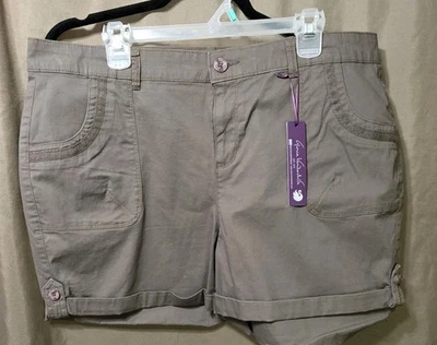 Bermuda feminina gloria vanderbilt 16p - Imagem 1 de 4