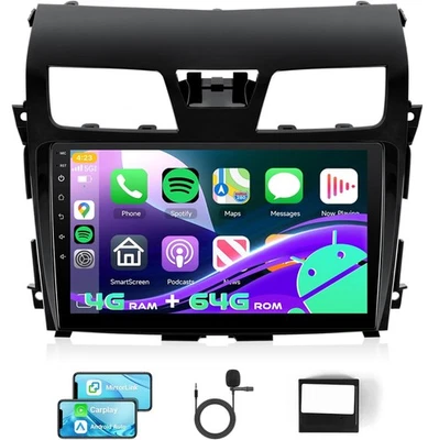64GB For 2013-2018 Nissan Altima Apple Carplay Car Radio Android 13 Stereo GPS - Image 1 of 4