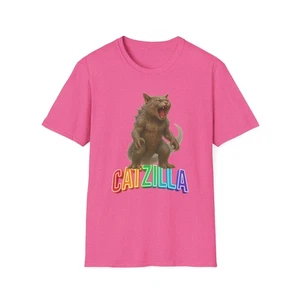 Catzilla Unisex T-Shirt - Picture 1 of 61