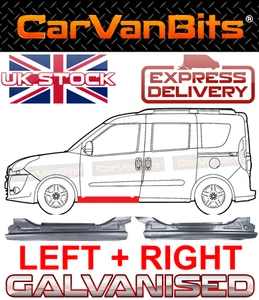 FÜR FIAT DOBLO SWB LWB 10-14 TÜRSCHWELLER VORNE REPARATUR KAROSSERIE ROSTBLECH PAAR - Bild 1 von 12