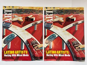Scholastic Art Magazine Latino Artists Mixed Media April 200 NM Rare 2 Copy - Imagen 1 de 5