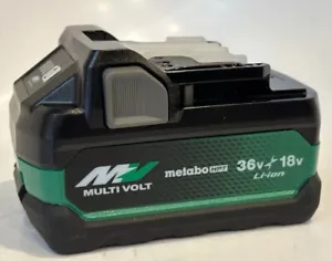 METABO HPT (BSL36A18X) 18V/36V (5.0AH/2.5AH) MULTIVOLT LITHIUM ION BATTERY. - Picture 1 of 4