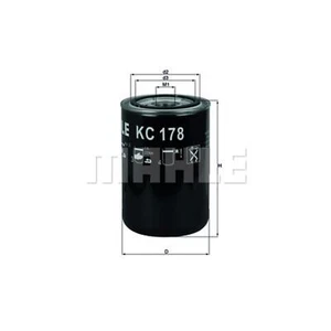 MAHLE Fuel Filter KC 178 Genuine Top German Quality - Picture 1 of 6