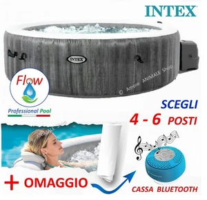 Intex Pure SPA GREYWOOD DELUXE→ 4/6 Asientos Piscina Hidromasaje 28440-28442 - Imagen 1 de 3
