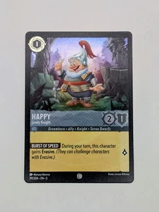Cold Foil Happy - Cavaliere Vivace 191/204 Cieli Scintillanti Comuni Disney Lorcana - Foto 1 di 2