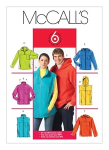 McCall's SEWING PATTERN M5252 Misses/Mens Unisex Vests & Jackets XS-M Or XL-XXXL - Picture 1 of 10