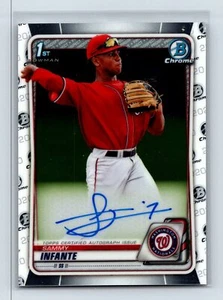 Sammy Infante 2020 Bowman Draft #CDA-SI Chrome Draft Pick Autographs Auto - Picture 1 of 2