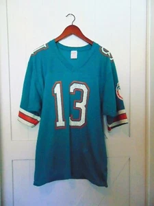 VTG Miami Dolphins Jersey 90's Dan Marino #13 Rawlings Football Made in USA Sz M - Picture 1 of 9