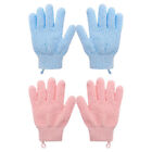  4 Pcs Shower Body Scrubber Double Sided Exfoliating Gloves Bath
