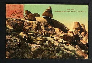 ARGENTINA 28-BUENOS AIRES -Piedra Movediza-Tandil (1917) - Picture 1 of 2
