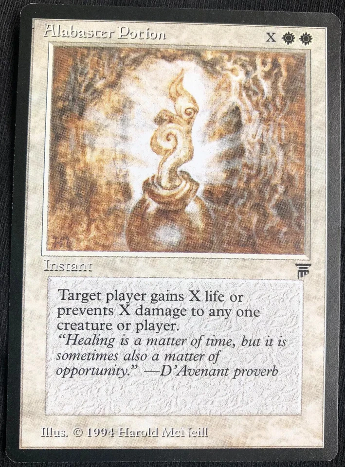 MTG: Alabaster Potion (Legends, Common) MINT - Image 1 of 1