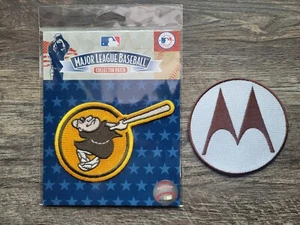 Official San Diego Padres logo Patch Baseball Jersey Patch White Motorola Patch - Picture 1 of 1