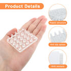 12pcs Spiked Caster Cup Chair Tables Round Square Carpet Protector Office Pads