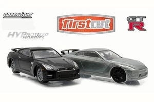 Nissan GT-R (R35) GREENLIGHT 1:64 2014 FUNDIDO A PRESIÓN METAL DESNUDO NEGRO 29831 - Imagen 1 de 1
