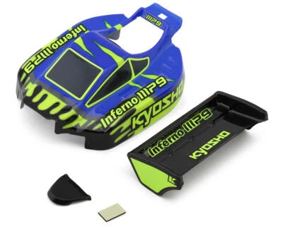 Kyosho Mini-Z MP9 TKI3 Inferno Body Set (Blue/Yellow) [KYOMBB03BLY] - Image 1 of 2