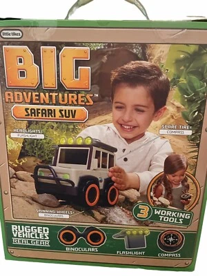 Little Tikes Big Adventures Safari SUV. Explore Your World. Working tools. - Image 1 of 3