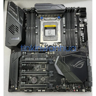 For ASUS ROG ZENITH EXTREME Socket TR4 DDR4 3×M.2 6×SATA3 E-ATX Motherboard - Image 1 of 3