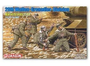 DRAGÓN 20ª DIVISIÓN WATTEN-GRANADIER ESTATBS BALTIC 1/35 Kits Soldados 4 figuras - Imagen 1 de 3
