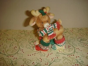 Enesco 1994 Santa's Special Deerlivery Socks - Bild 1 von 6