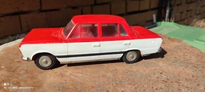 VINTAGE FIAT 125p TOY CAR CZZ 4046 POLSKI FSO FSM LARGE FRICTION ORIGINAL ITEM - Picture 1 of 24