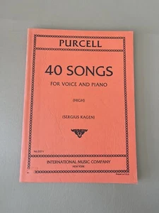 (EB006) PURCELL 40 Songs For Voice & Piano (High) (Sergius Kagen) No. 2071 - Picture 1 of 8