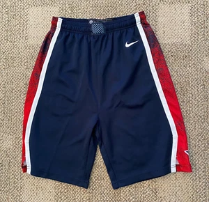Nike USA Basketball Shorts 9ZGB7BSUS24 Navy Blue Boys Size XL - Picture 1 of 4