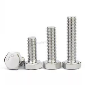 Tornillo de cabeza hexagonal de rosca izquierda 304 acero inoxidable M4,5,6,8,10,12,14,16 - Imagen 1 de 8