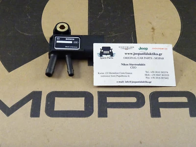 Differential Pressure Sensor Jeep Wrangler JK 2.8CRD 11-18 68078181AA New Mopar - Image 1 of 4