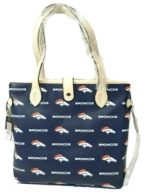 NFL Denver Broncos Woman's Printed Tote Hand Bag - Image 1 of 3