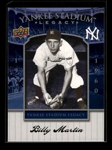 Upper Deck Yankee Stadium Legacy #28 2008 Billy Martin (Nuevo)(Bas) - Imagen 1 de 2