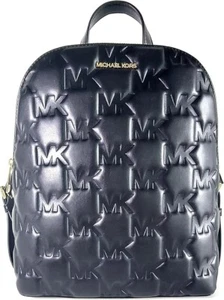 Mochila Michael Kors Cindy de cuero grande con cúpula negra - Imagen 1 de 3