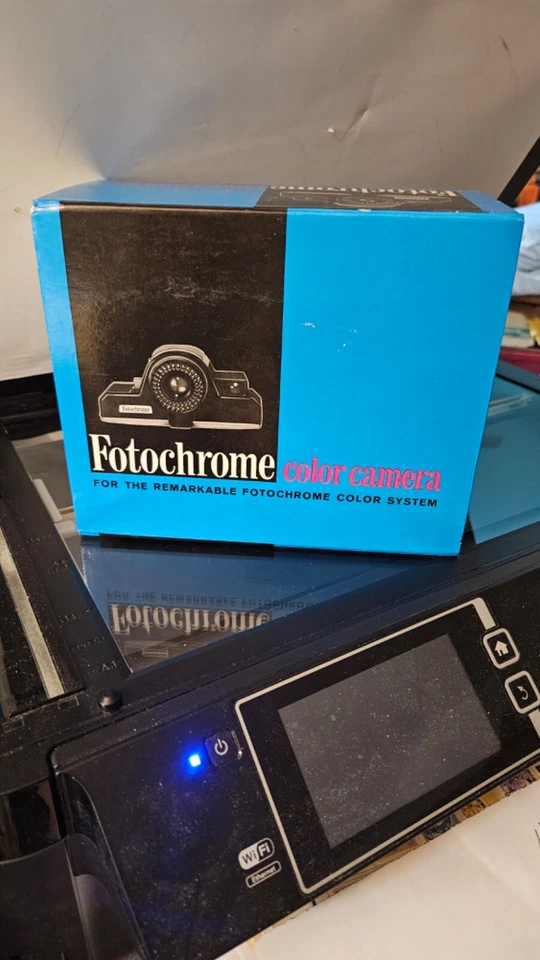 Cámara a color fotocromática rara en caja original (kq Foto 1 de 4