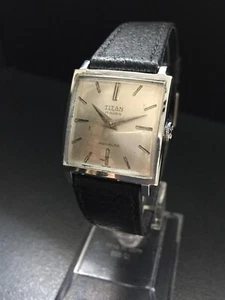 TITAN SQUARE INCABLOC CALIBRE 17 RUBIS "VINTAGE 1970" - Imagen 1 de 10