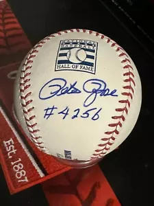 Pete Rose Auto Salón de la Fama Salón de la Fama Salón de la Fama Béisbol Firmado 4256 - Imagen 1 de 1
