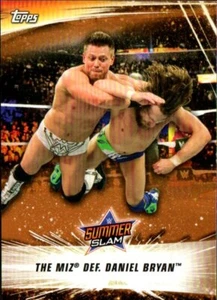 Topps WWE SummerSlam 2019 - bronce paralelo #97 The Miz def. Daniel Bryan - Imagen 1 de 2