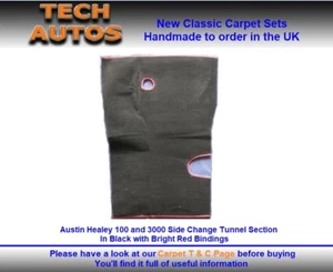 Tunnel Section Handmade to Order Tufted Deep Pile Austin Healey 3000 & 100 - Picture 1 of 9
