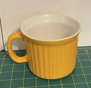 Corning Ware Yellow Gold 20 oz Stoneware Colours Soup Bowl Coffee Mug Oven Safe - Picture 1 of 4