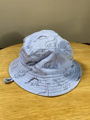 Gorra/Sombrero para Sol Dinosaurio Azul Bebé/Niño Pequeño con Correa Ajustable TALLA 48 cm Foto 1 de 4