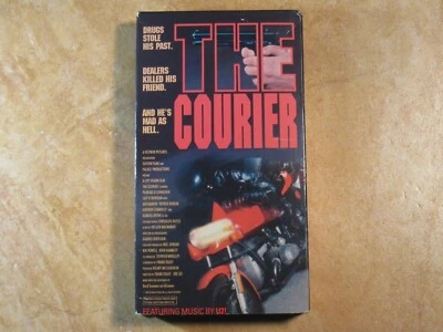 THE COURIER GABRIEL BYRNE IAN BANNEN MUSIC BY U2 VHS 1ST EDITION 1989 VESTRON - Image 1 of 4
