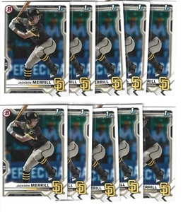 (10) 2021 Bowman Draft Jackson Merrill RC's #BD-119 Menge - Bild 1 von 1