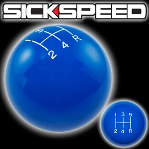BLUE OL' SKOOL SHIFT KNOB FOR 5 SPEED SHORT THROW SHIFTER SELECTOR UN2 KIT - Picture 1 of 1