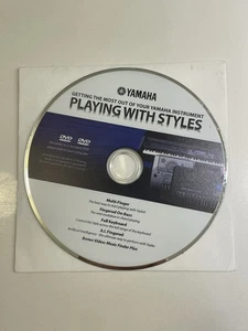 Yamaha Playing with Styles DVD, New! For Many YPG DGX PSR DJX Model Keyboards - Picture 1 of 1