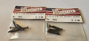 2 PK Team Associated 4-40 X 7/8" F.H Tornillo de enchufe 7672 RC pieza radiocontrolada - Imagen 1 de 1
