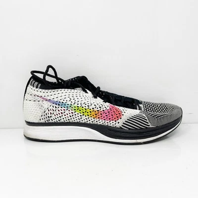 Nike Mens Flyknit Racer 902366-100 White Running Shoes Sneakers Size 6 - Image 1 of 4