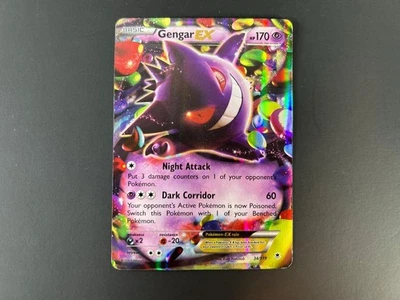 Gengar EX 34/119 XY Phantom Forces Ultra Rare Pokemon Card - Moderately Played - Image 1 of 4